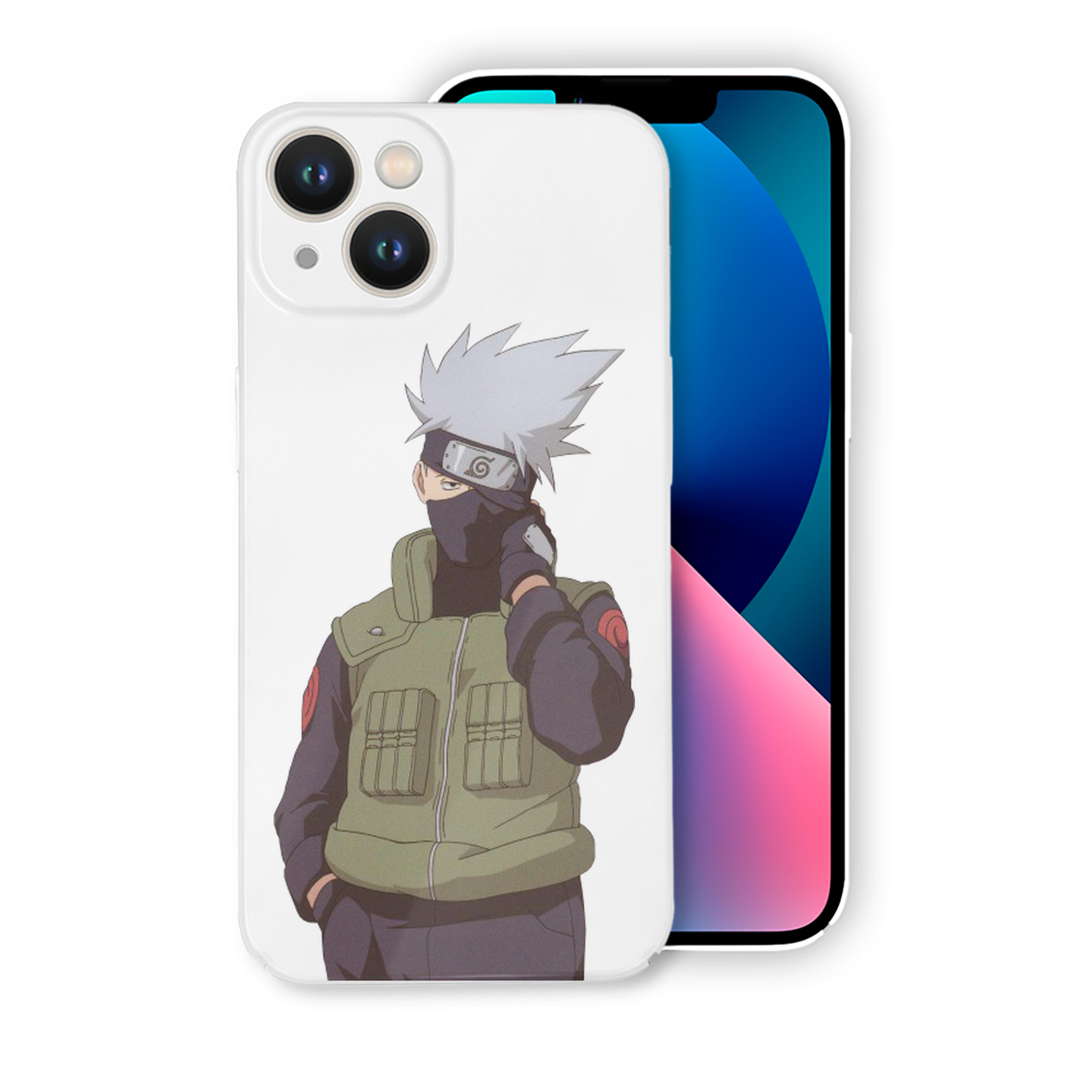 （画像用） NARUTO -ナルト- はたけ カカシ Hatake Kakashi 【iPhone 14シリーズ対応】ハードケース